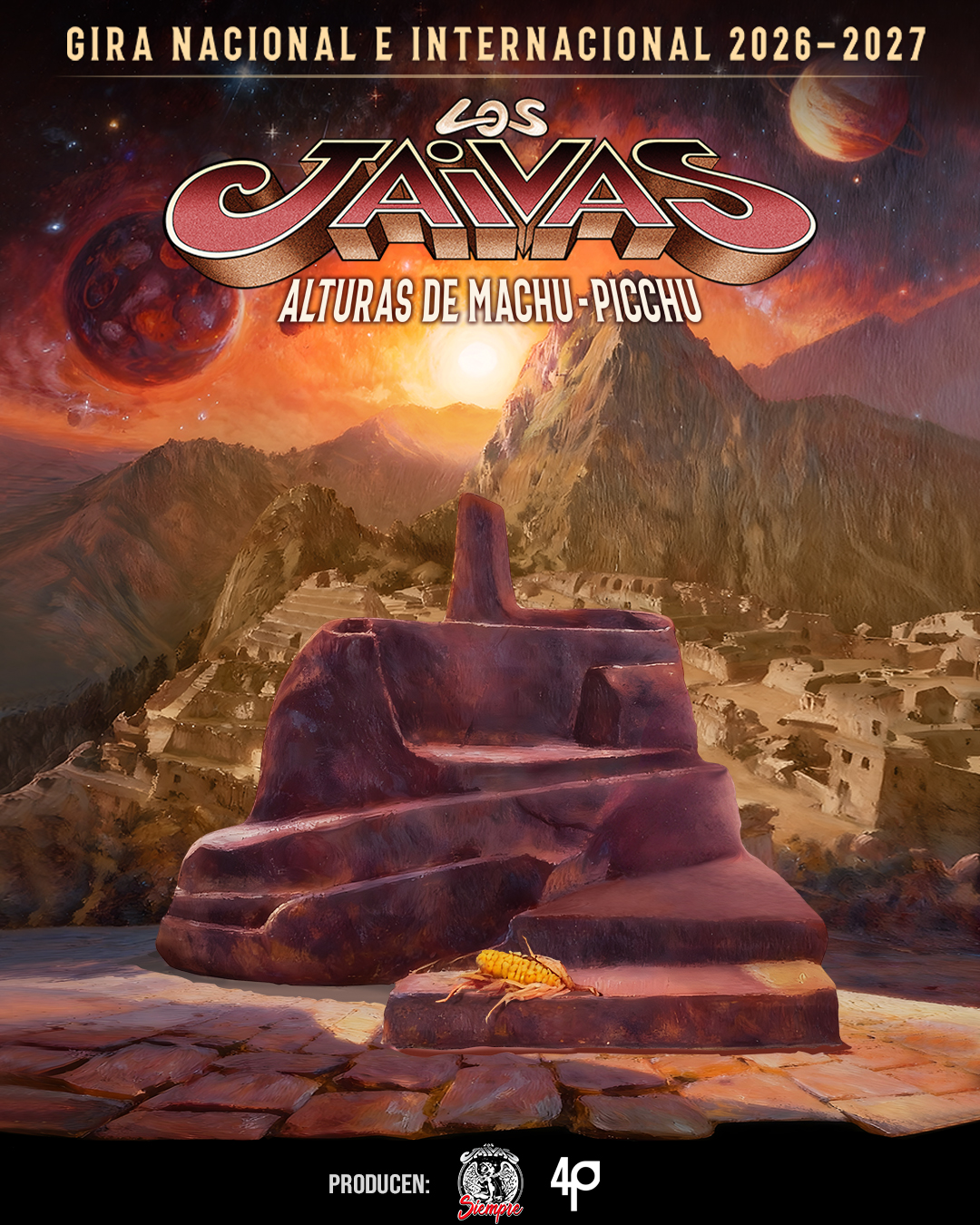 Los Jaivas anuncian gira dedicada a ''Alturas de Machu Picchu''